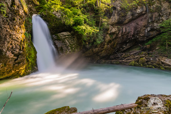 Oberer Giessenfall bei Nesslau - St. Gallen Frühling 2020