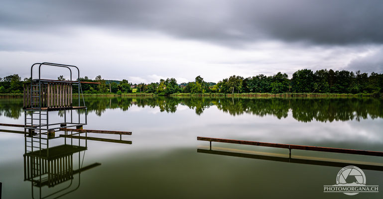 Schwimmbad am Nussbaumersee im Seebachtal - Thurgau Sommer 2020