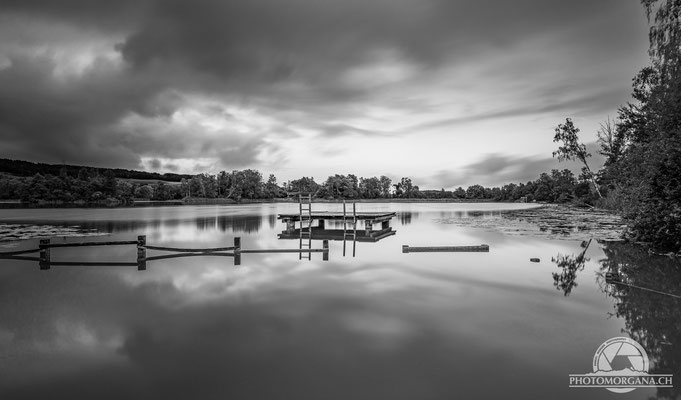 Schwimmbad am Nussbaumersee im Seebachtal - Thurgau Sommer 2020