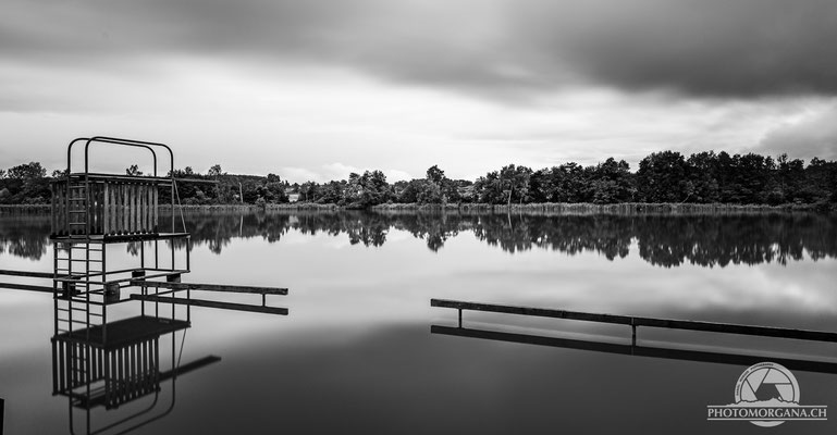 Schwimmbad am Nussbaumersee im Seebachtal - Thurgau Sommer 2020