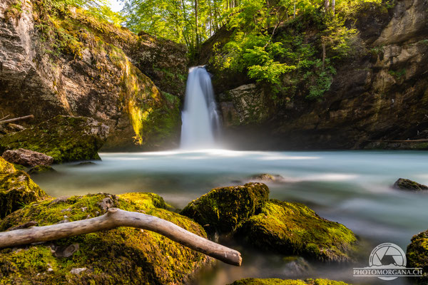 Oberer Giessenfall bei Nesslau - St. Gallen Frühling 2020