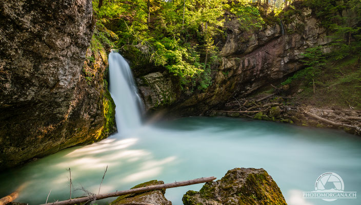 Oberer Giessenfall bei Nesslau - St. Gallen Frühling 2020