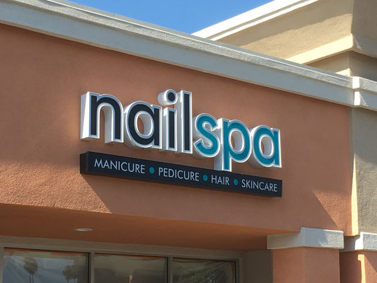Nailspa Channel Letter Sign by Landmark Signs Inc. 