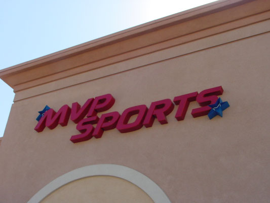 MVP Sports Channel Letter Sign by Landmark Signs Inc. 