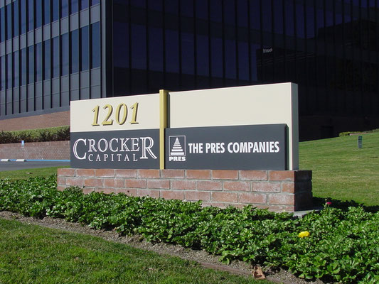 Monument Sign by Landmark Signs Inc.