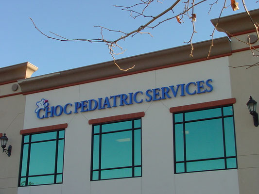 CHOC Pediatric Services Channel Letter Sign by Landmark Signs Inc. 
