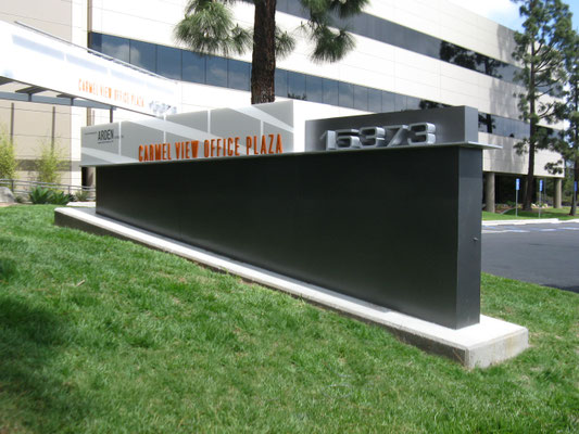 Carmel View Monument Sign by Landmark Signs Inc.