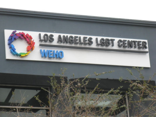 Los Angeles LGBT Center Channel Letter Sign by Landmark Signs Inc. 
