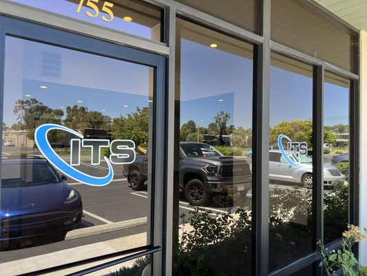 ITS Window Sign by Landmark Signs Inc.