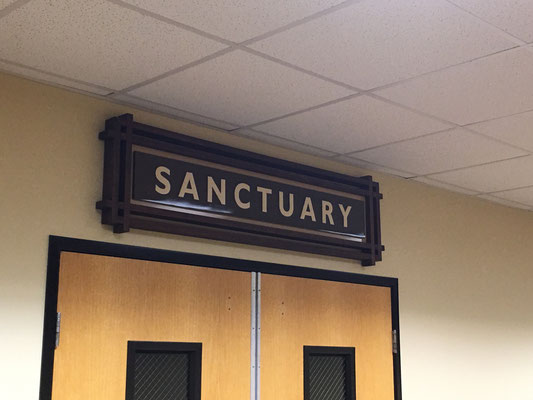 Calvary Chapel Directional Sign by Landmark Signs Inc.