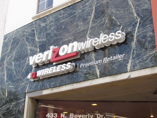 Verizon Wireless Channel Letter Sign by Landmark Signs Inc. 