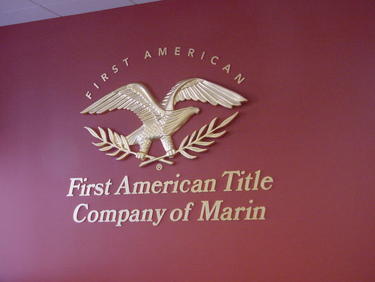 First American Title Dimensional Letter Sign by Landmark Signs Inc.