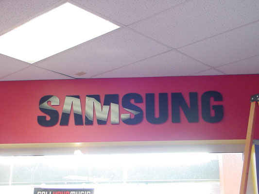 Samsung Lobby Signs by Landmark Signs Inc