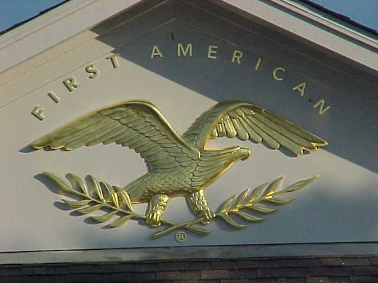 First American Dimensional Letter Sign by Landmark Signs Inc.