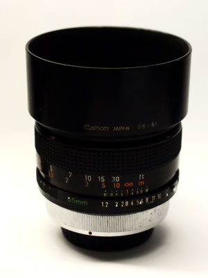 Canon FD55mm F1.2 S.S.C - 使ってみた Canon FD55mm F1.2 S.S.C - 使ってみた