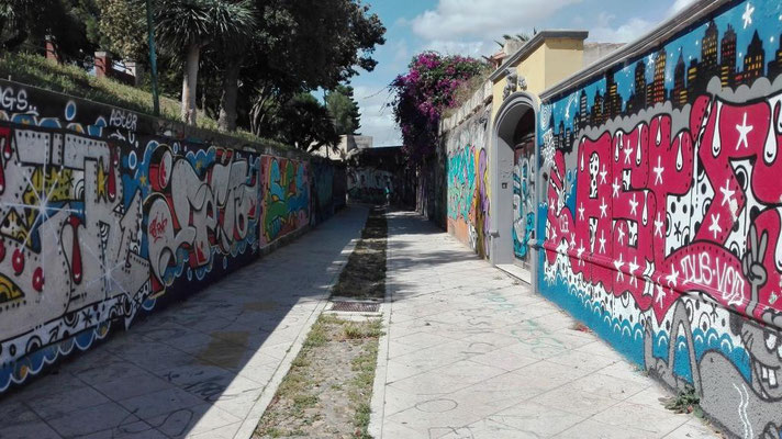 Graffiti-Straße