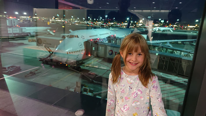 Los geht`s mit dem Jumbo in Frankfurt