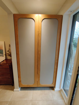 Garderobe Rahmentüren Linoleum 