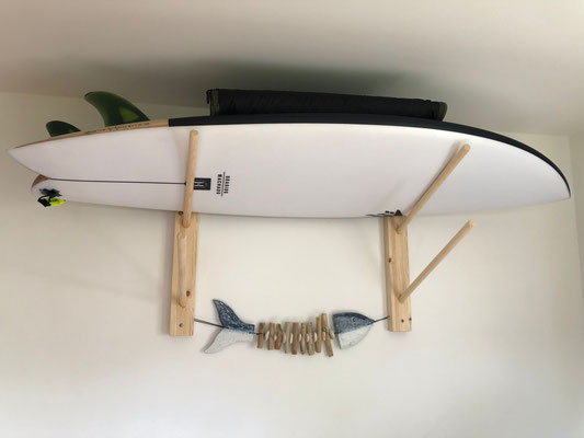 Halterung für Surfbretter an Wand
