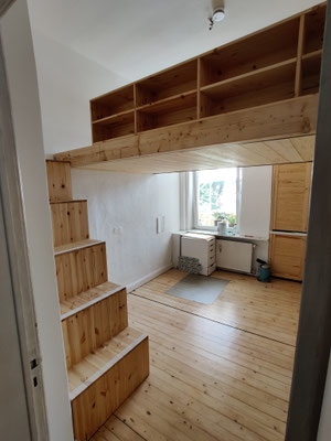 Konzept Zimmer Schlafzimmer und Arbeitszimmer 