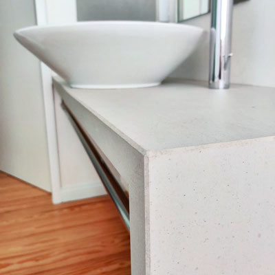 Waschtisch aus Beton 