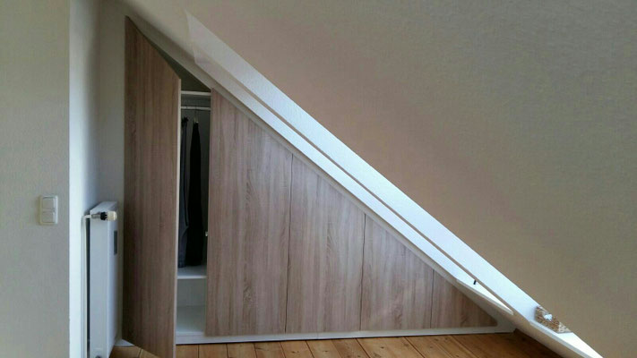 Dachschrägenschrank Fronten Tip On 