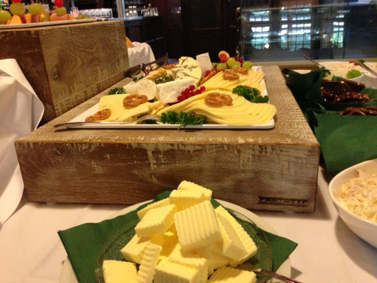 Bistro Kühlungskästen mit Holzeinfassung
