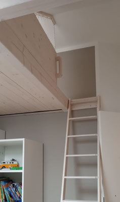 Aufstieg Hochbett Kinderzimmer 