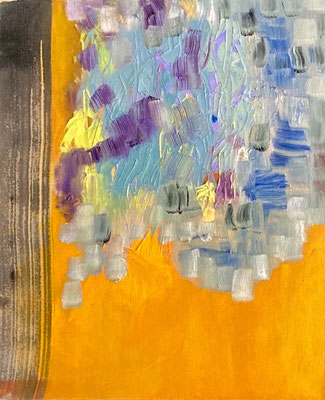 Sans titre- Technique mixte sur toile, 73x60 cm