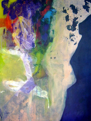 D-gradation- Acrylique sur toile, 130x97 cm