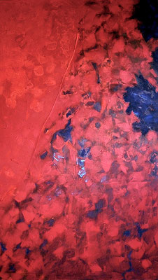 Cicatrice -Acrylique sur toile, 195 X 114 cm
