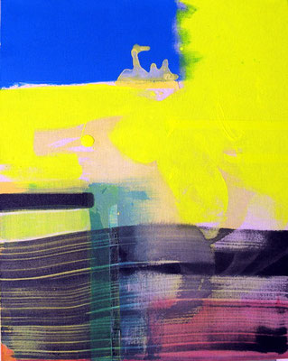 Sans titre - Acrylique sur toile, 73x60 cm