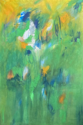 Sans titre- Technique mixte, 195X130 cm