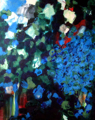 Sans titre- Acrylique sur toile, 162 x 130 cm