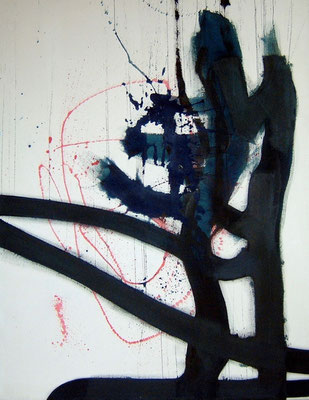 Sans titre- Acrylique sur toile, 146x114 cm