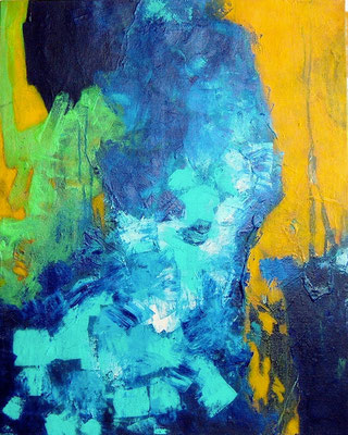 Sans titre - Acrylique sur toile, 81 x 54 cm