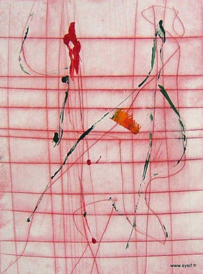 D-figuration 4-Monotype, 21 x 30cm