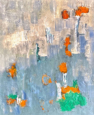 Sans titre- Technique mixte sur toile, 61x50 cm