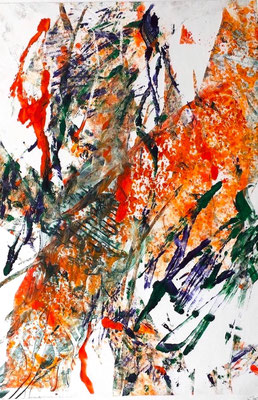Sans titre- Monotype, 21x30 cm