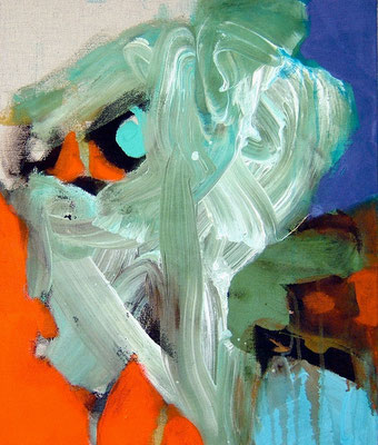 Sans titre- Acrylique sur toile, 45x55 cm