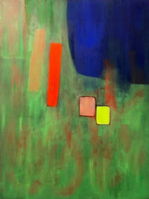 Sans titre- Technique mixte sur toile, 97x130  cm
