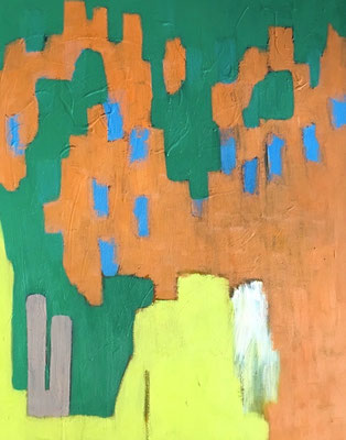 Sans titre- Technique mixte sur toile, 73x60 cm