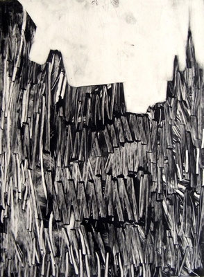 Cathédrale- Monotype, 40x30 cm