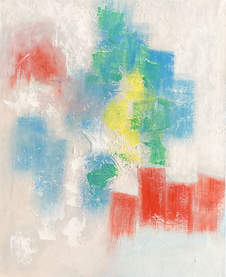 Sans titre-Technique mixte sur toile, 73x60 cm