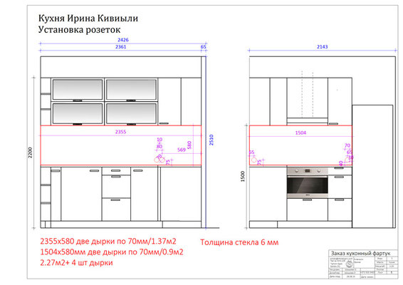 Фартук на заказ