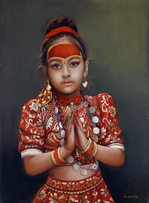 L'âme des traditions 60 x 80 cm