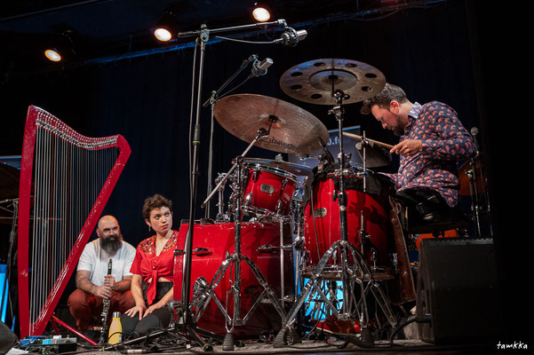 Léo Danais, Chocho Cannelle. Festival Jazz360, samedi 1 juin 2024, Camblanes-et-Meynac. Photographie©tamkkaphoto-Alain Pelletier