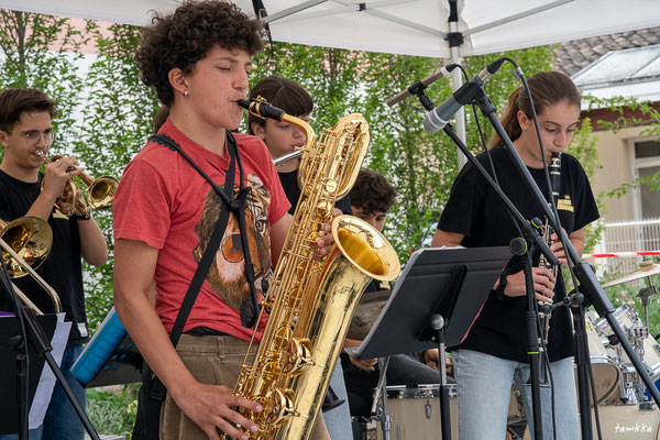 Big Band Jazz 4ème Collège Eléonore de Provence, Festival Jazz360, vendredi 6 juin 2025, Camblanes-et-Meynac. ©-tamkkaphoto