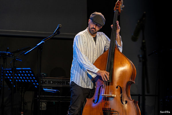 Maurizio Congiu, Jeanne Michard latin quintet. Festival Jazz360, jeudi 30 mai 2024, Cambes. Photographie©tamkkaphoto-Alain Pelletier
