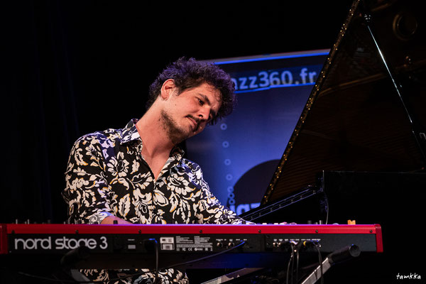 Arthur Guyard, Chocho Cannelle. Festival Jazz360, samedi 1 juin 2024, Camblanes-et-Meynac. Photographie©tamkkaphoto-Alain Pelletier
